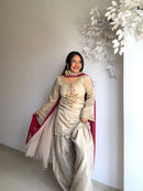 SRK 5345 Tebby Organza Party Wear Salwar Suits