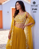 Sayuri Designer 60001 Pari Premium Real Chinon Silk Lehenga Choli