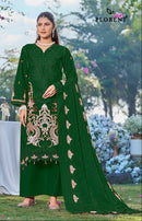 Florent 1076 B Cambric Cotton With Heavy Embroidery Work Pakistni Suit