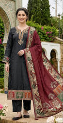 Sharee Fabs  Kt 353 B Pure Viscous Maslin Digital Printed Pakistani Suit
