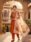 KR 412 Premium Roman Silk Casual Wear Kurtis