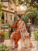 KR 412 Premium Roman Silk Casual Wear Kurtis