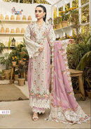 Shree Fabs 4125 Pure Cotton With Heavy Self Embrodery Work Pakistani Suit