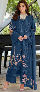 Saniya Trendz Elaf vol 28 28001 F Cotton With Chikankari Embroidered Work Suit