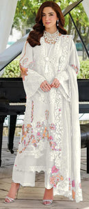 Saniya Trendz Elaf vol 28 28001 G Cotton With Chikankari Embroidered Work Suit