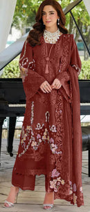 Saniya Trendz Elaf vol 28 28001 H Cotton With Chikankari Embroidered Work Suit