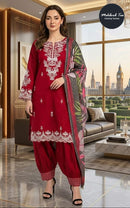 Mehboob 2013 C Tex Heavy Reyon Embroidery Work Pakistani Suit