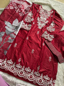 Mehboob 2013 C Tex Heavy Reyon Embroidery Work Pakistani Suit