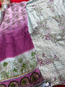 Mehboobs Tex 2003 Cambric Cotton With Heavy Embroidery Work Pakistani Suit