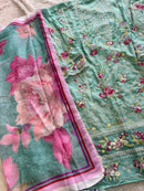 Mehboobs Tex 2001 Cambric Cotton With Heavy Embroidery Work Pakistani Suit
