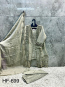 Hoor Tex 699 A Designer Heavy Chiffon Pakistani Suit