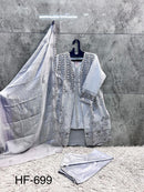 Hoor Tex 699 B Designer Heavy Chiffon Pakistani Suit