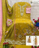 Hazzel  0375 Pure Cotton Printed  Embroidery Work Pakistani Suit