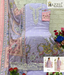 Hazzel  0376 Pure Cotton Printed  Embroidery Work Pakistani Suit