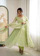 ZF 5012 G Heavy Embroidery Sequins Designer Anarkali Gown