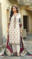 Shree Fabs  Kt 319 B Pure Viscous Maslin Digital Printed Pakistani Suit