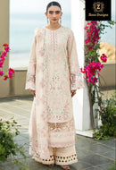 Ziaaz Designs Code 1115 B Cambric Cotton With Heavy Embroidered Work Pakistani Suit