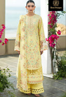 Ziaaz Designs Code 1115 A Cambric Cotton With Heavy Embroidered Work Pakistani Suit