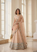 Alizeh 1013 B Thread Zari Sequins Embroiedery Work Lehnga