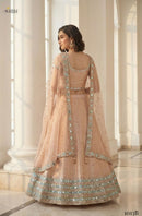 Alizeh 1013 B Thread Zari Sequins Embroiedery Work Lehnga