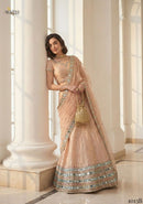 Alizeh 1013 B Thread Zari Sequins Embroiedery Work Lehnga