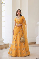 Alizeh 1015 Thread Zari Sequins Embroiedery Work Lehnga