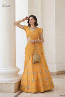 Alizeh 1015 Thread Zari Sequins Embroiedery Work Lehnga
