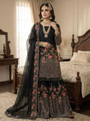 NSR 887 C Pure Fendy Silk With Heavy Embroidery Work Sharara