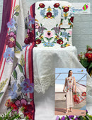 Saniya Trendz 33001 Cotton With Chikankari Embroidered Work Pakistani Suit