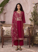 Alizeh 7086 Pure Organza designer suit
