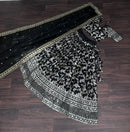 LW 7080 C Pure Viscose Jacquard Embroidered Work Lehenga