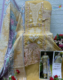 Saniya Trendz 29001 D Cotton With Chikankari Embroidered Work Pakistani Suit