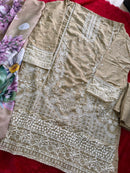 Mehboob Tex 2021 B Pure Cotton With Heavy Embroidery Work Pakistani Suit