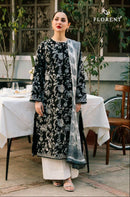 Florent 1067 A Reyon Cotton With Embroidered Work Pakistani Suit