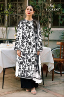Florent 1067 B Reyon Cotton With Embroidered Work Pakistani Suit