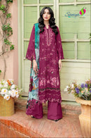 Saniya Trendz 7182 B Cotton With Chikankari Emboridery Work Pakistani Suits