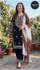 Mehboob Tex 2012 Heavy Reyon Embroidery Work Readymade Pakistani Suits