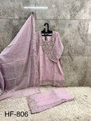 Hoor Tex 806 A Designer Alfa Chiffon Pakistani Suits