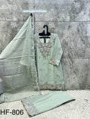 Hoor Tex 806 C Designer Alfa Chiffon Pakistani Suits