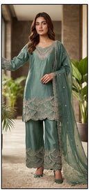 Hoor Tex HF 669 B Heavy Royal Rim Zim Party Wear Pakistani Suits