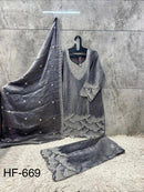 Hoor Tex HF 669 D Heavy Royal Rim Zim Party Wear Pakistani Suits