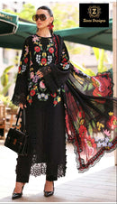 Ziaaz Code 17 Heavy Embroidered Cambric Cotton Pakistani Suits