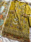 Mehboob Tex 2043 B Pure Cotton With Heavy Embroidery Work Pakistani Suits