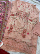 Mehboob Tex 2041 A Pure Cotton With Heavy Embroidery Work Pakistani Suits