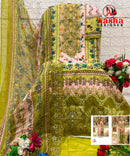 Aasha Designer 1218 Pure Cotton Print With Patch Work Pakistani Suits