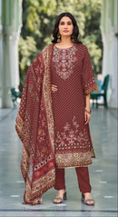 Shree Fabs KT 320 C Pure Viscous Maslin Digital Printed Pakistani Suits
