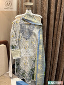 Maria B 1071 Readymade Cotton Self Emboridery Work Pakistani Suits