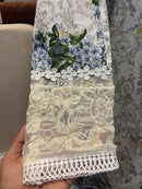 Maria B 1071 Readymade Cotton Self Emboridery Work Pakistani Suits