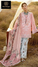 Ziaaz Code 01 B Cotton Heavy Work Beautiful Farshi Suits