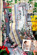 Aasha Designer 1004 B Pure Cotton Print With Patch Work Pakistani Suits